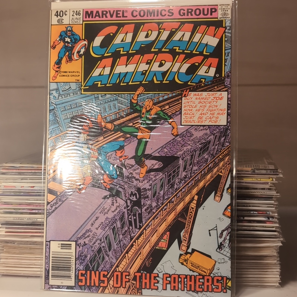 Captain America volume 1 issue 246 newsstand Edition